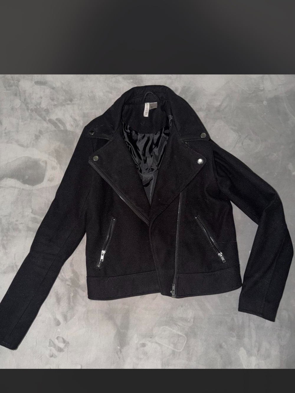 Divided Women's Black Moto-Style Jacket